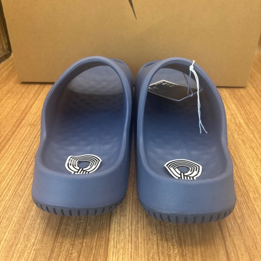 New Nike Calm Slide 2.0 Men 12 Women 13 Diffused Blue IB0183-401 Foam Sandals